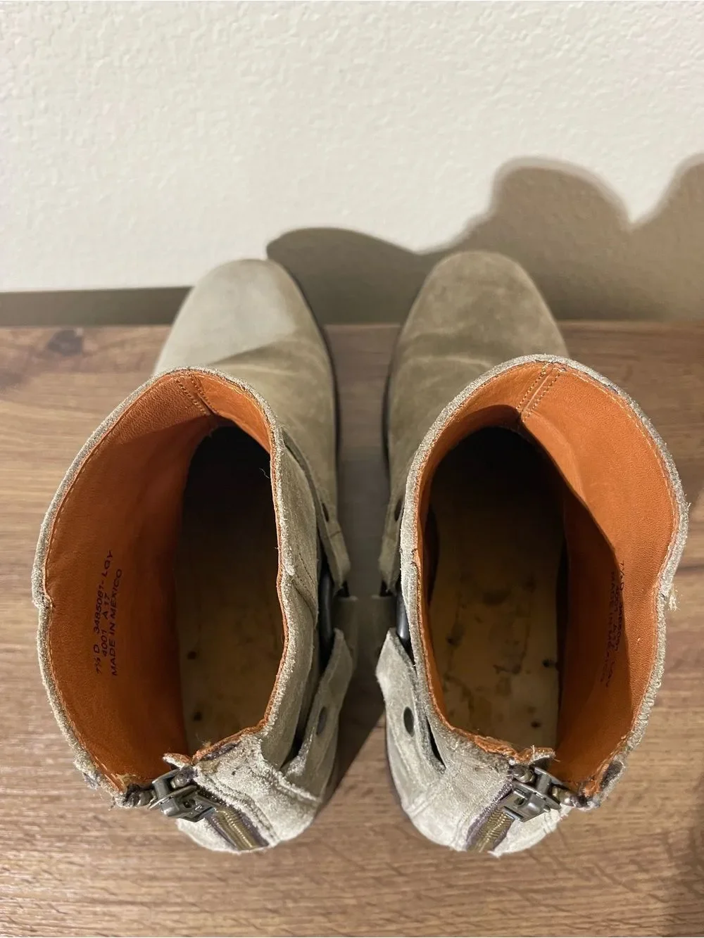 Frye Men's Suede Chukka Boots in Taupe
